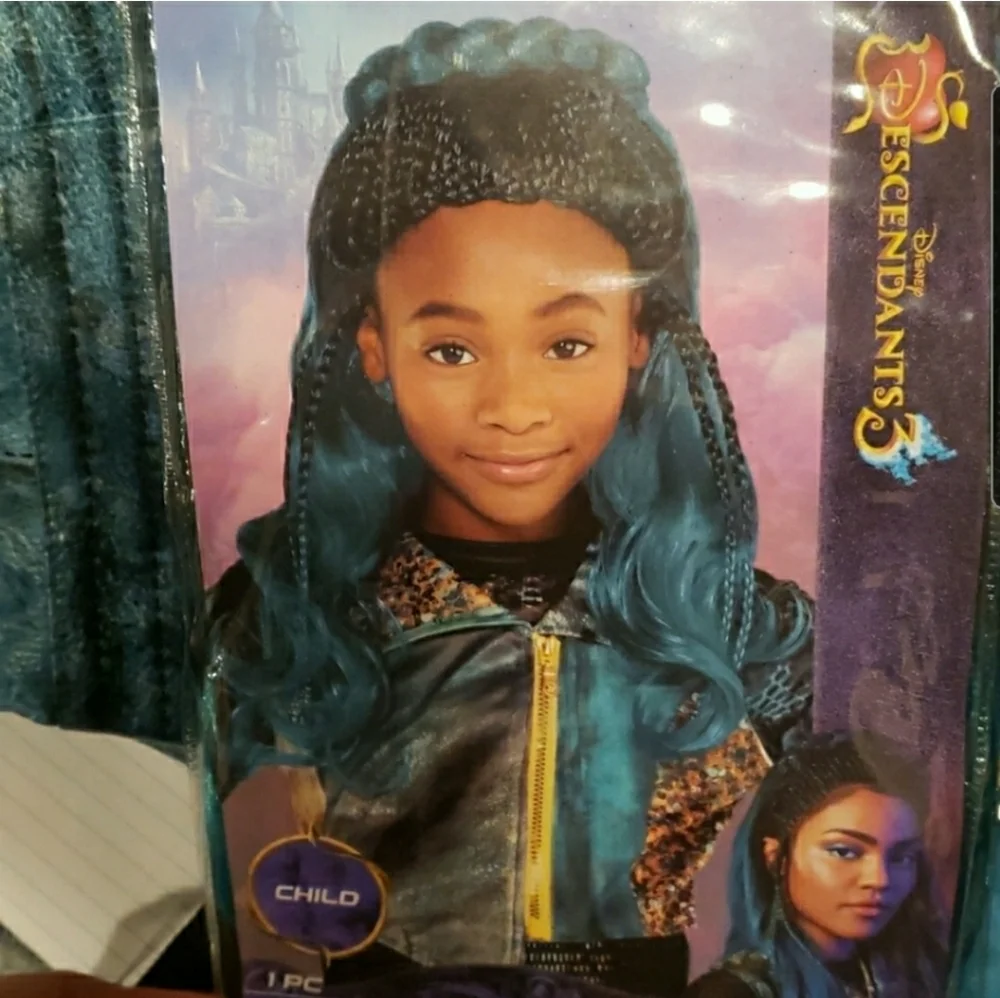 5pc UMA Descendants Halloween COSTUME WIG pirate 7 8 COSPLAY - Picture 11 of 12